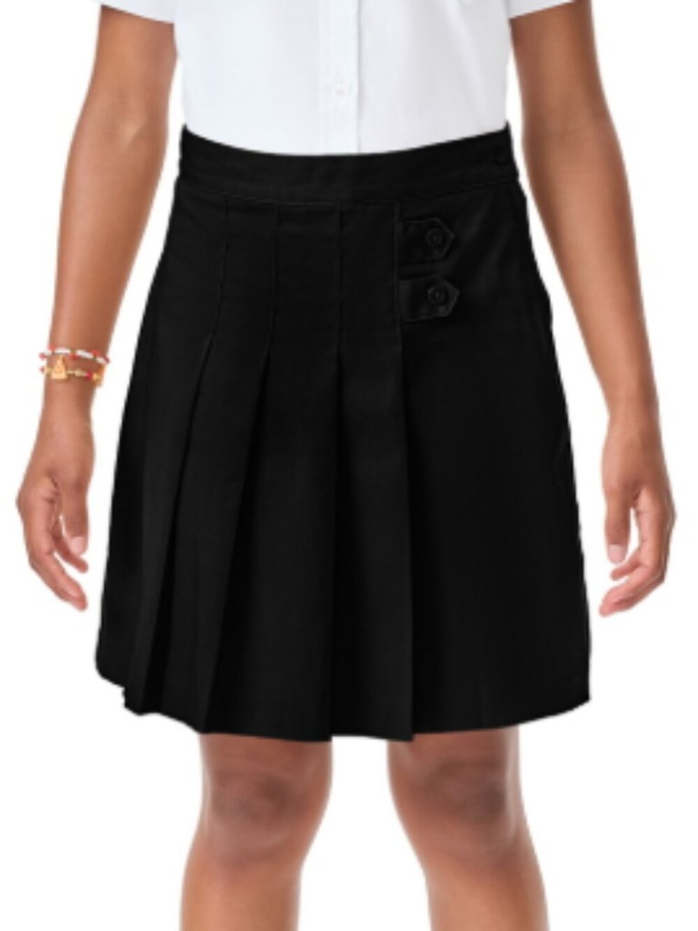 Classroom School Uniforms 55124 Women's Pleated Tab Scooter - Black